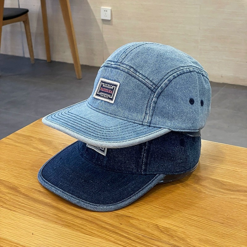 Vintage Flat Brim Denim Baseba - огляд і ціна Corduroy Cap 5 Panel