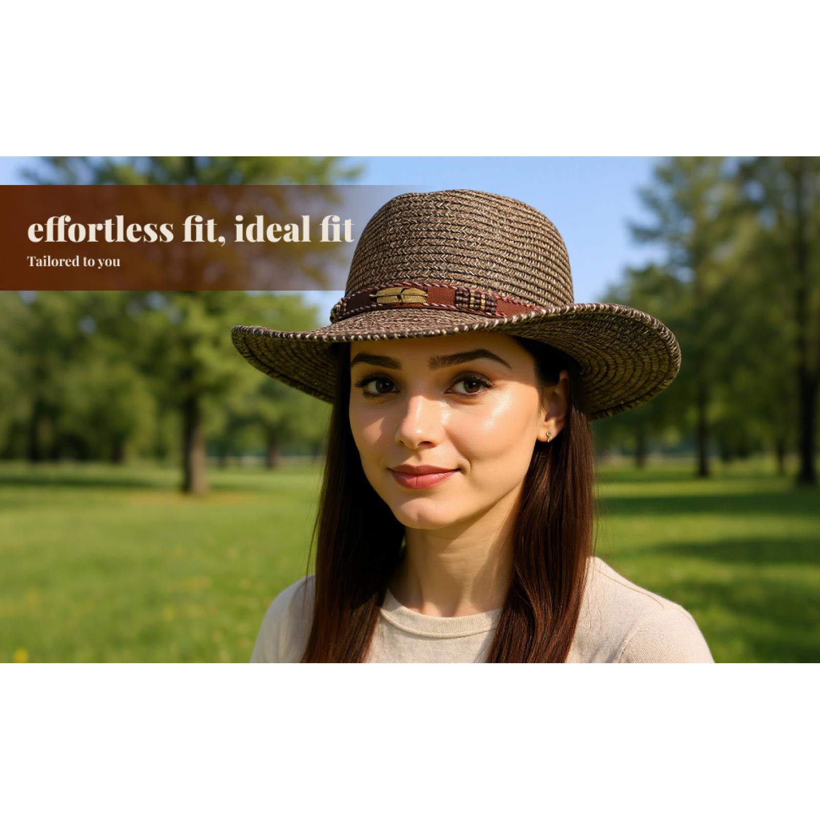 Unisex Mens Womens Sun Hat Wid - огляд і ціна Cowboy Hat Straw
