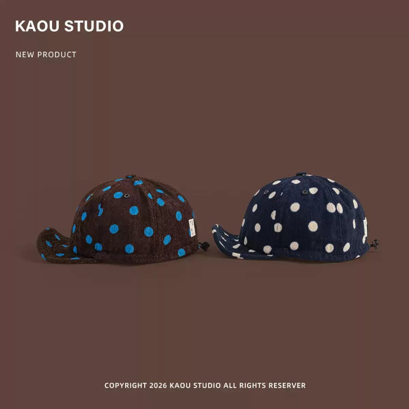 Unisex Polka Dot Corduroy Base - огляд і ціна Corduroy Cap 5 Panel