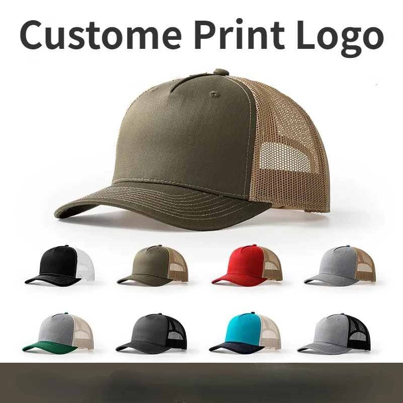 2024 Printed Logo Micro-curved - огляд і ціна Trucker Cap Mesh