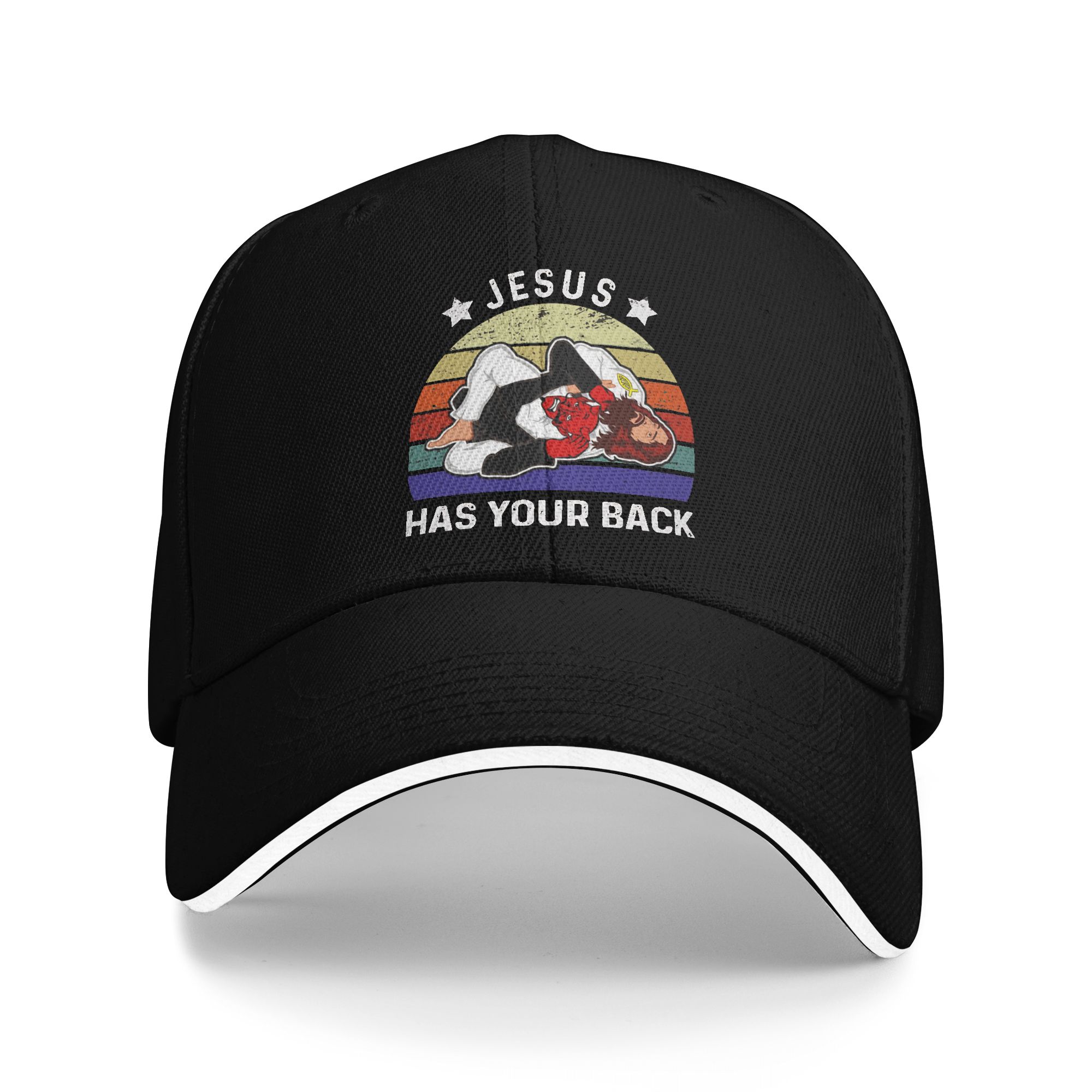 Jesus Has Your Back Jiu Jitsu  - огляд і ціна Golf Cap Dad