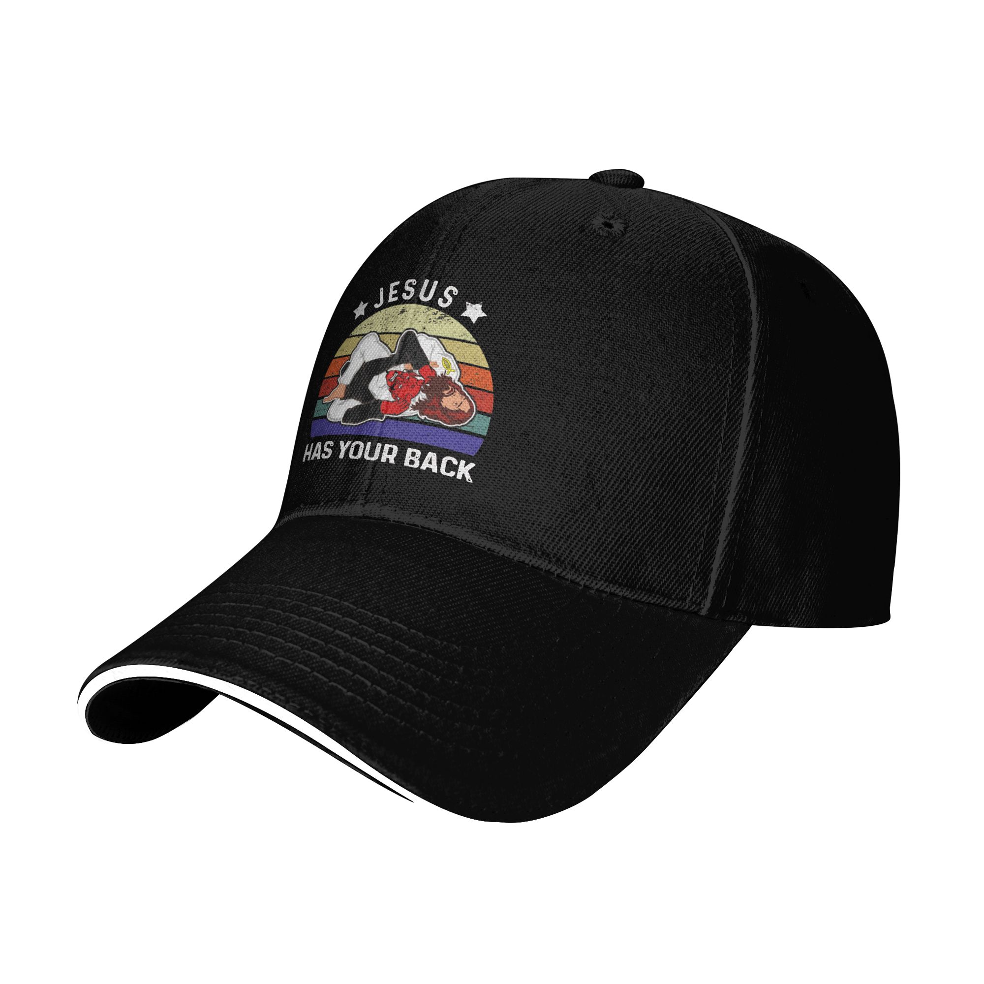 Jesus Has Your Back Jiu Jitsu  - огляд і ціна Golf Cap Dad