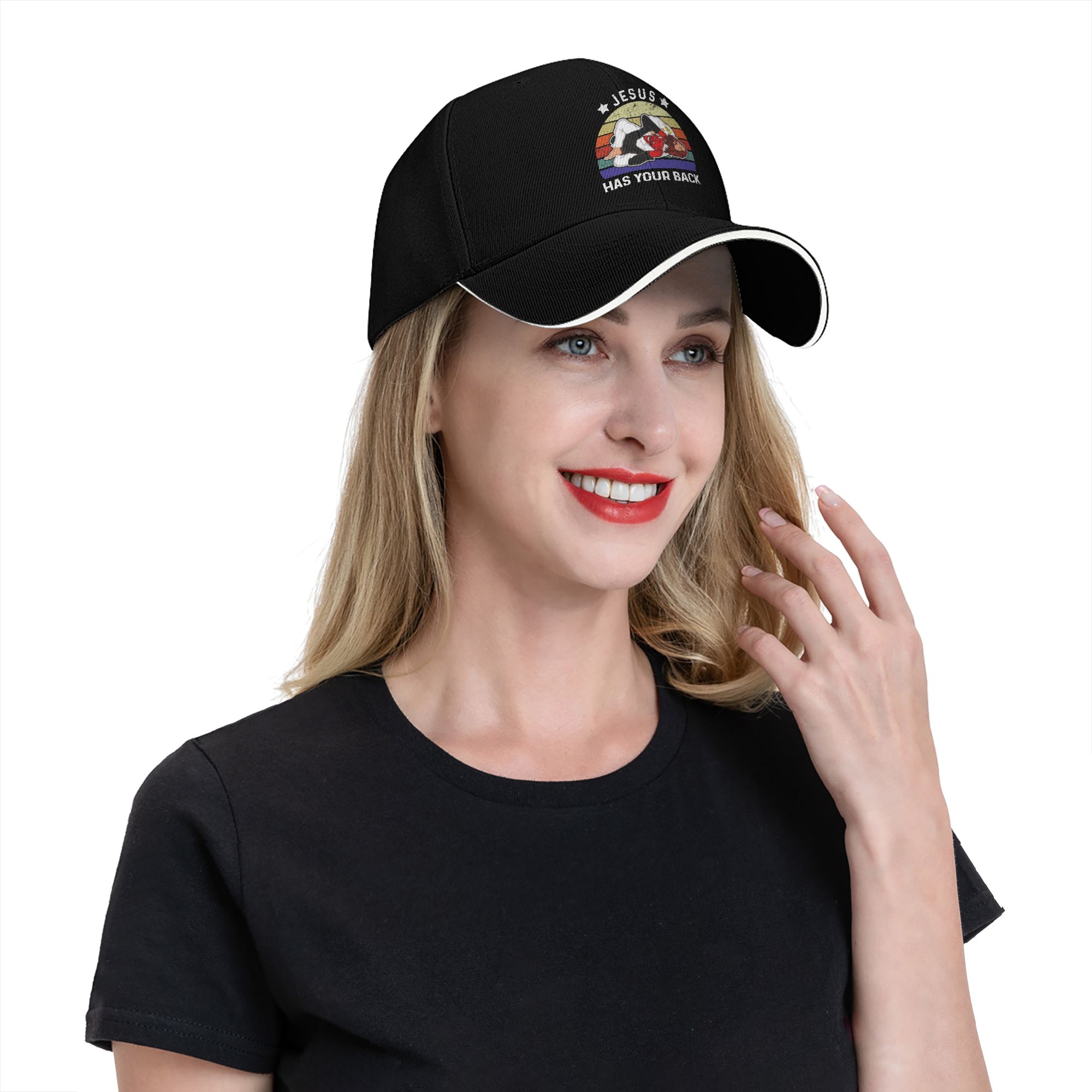 Jesus Has Your Back Jiu Jitsu  - огляд і ціна Golf Cap Dad